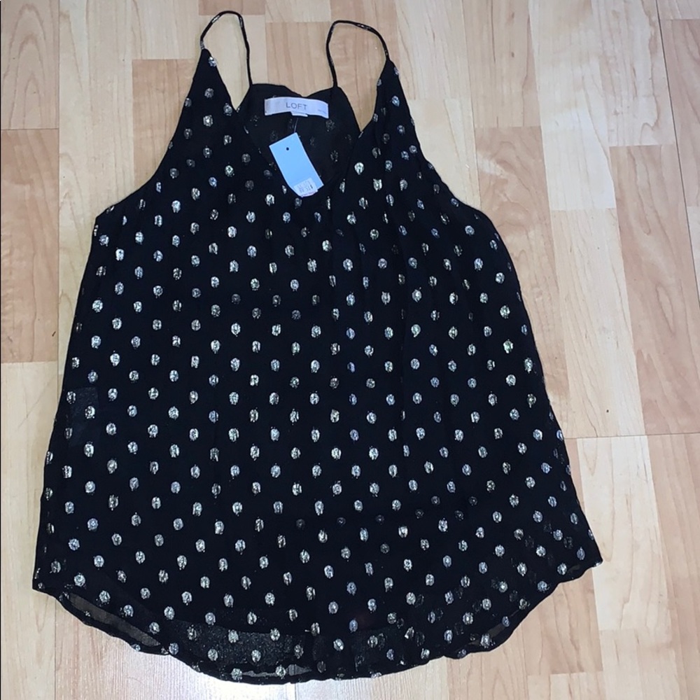 LOFT Gold & Black Tank